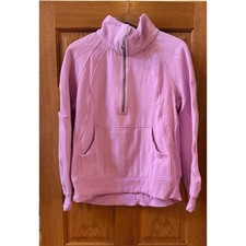 Lululemon Scuba Oversized Half-Zip Hoodie Pink M/L