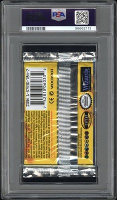 1999 Pokemon PSA 10 GEM MINT Base Set Booster Pack Thick Font