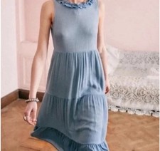 Sezane Silk Josia Dress Size 36