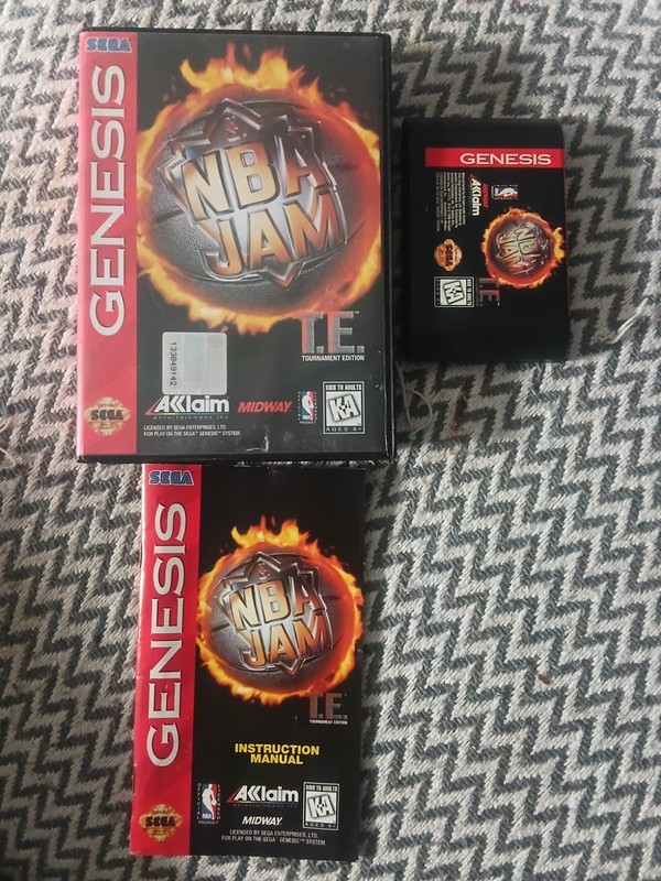 NBA Jam Sega Mega Drive PAL Complete with Manual.