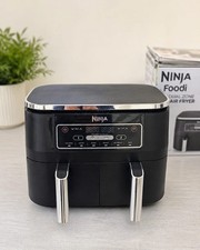 Image of Ninja Foodi 7.6L Dual Zone Air Fryer - Grey (AF300UK)