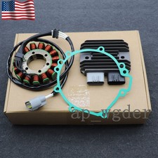 MAGNETO COIL STATOR+VOLTAGE RECTIFIER+GASKET ...
