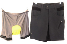 Zoano Mountain Bike Cycling Shorts w Detachable Inner Padded Liner-S