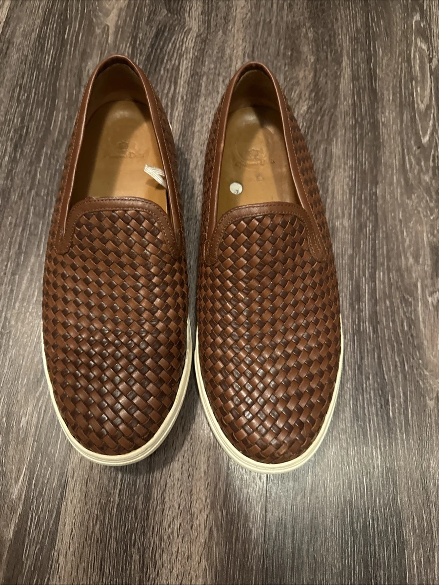 Brown Leather Upper Casual Massimo Dutti Shoes for Men for  display picture 1