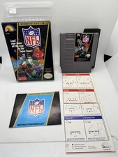 NFL Football (Nintendo NES, 1988) Complete CIB + Both Posters! Great Shape!