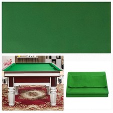 8ft Pool Table Felt Pre-Cut Billiard Cloth w/ 6 Rail Strips Wool/Nylon