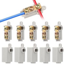 10PCS 6 AWG Gauge T-Type Wire Connector Nut Kit, 80A Quick Wiring 6 AWG 80A