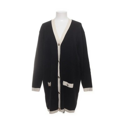 Kit Kit Kit, Strickjacke, Damen, Größe: XXL, Schwarz/Weiß, Feinstrick #TOm