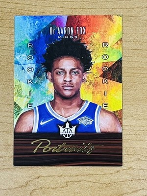 2017-18 Panini Court Kings Rookie Portraits #5 De 'Aaron Fox  83/175  RC
