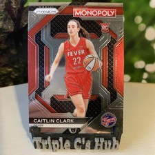 2024 Panini Prizm Caitlin Clark Rookie WNBA Monopoly Insert #WNBA27 RC Fever