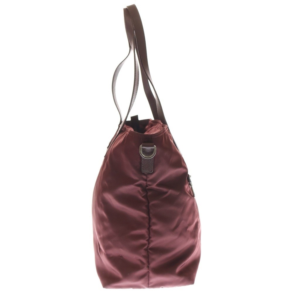 Prada 2Way Tote Bag Handbag Shoulder Wine Red Bordeaux Nylon Br4842 Silver thumbnail 3