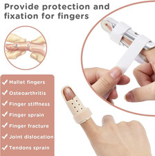 Finger Splint, 7 Pack Finger Brace for Knuckle Immobilization  Comfortable a...