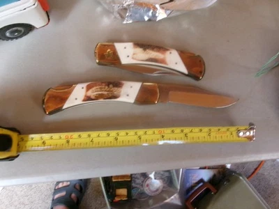 LOT OF 2 VINTAGE PARKER IMAI K139 'BIG LOU' LOCK BACK KNIFE MADE IN JAPAN NEW!!