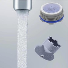 Cache 1.0 gpm Faucet Aerator insert Aerated Stream with Install Key for Kitch...