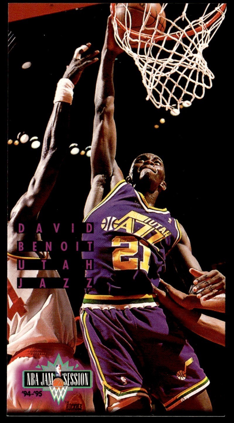 1994-95 Fleer Jam Session David Benoit Utah Jazz #184