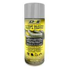 DEI High Temp Paint 10302; Exhaust Wrap Coating 12oz Aerosol Silver 1200deg