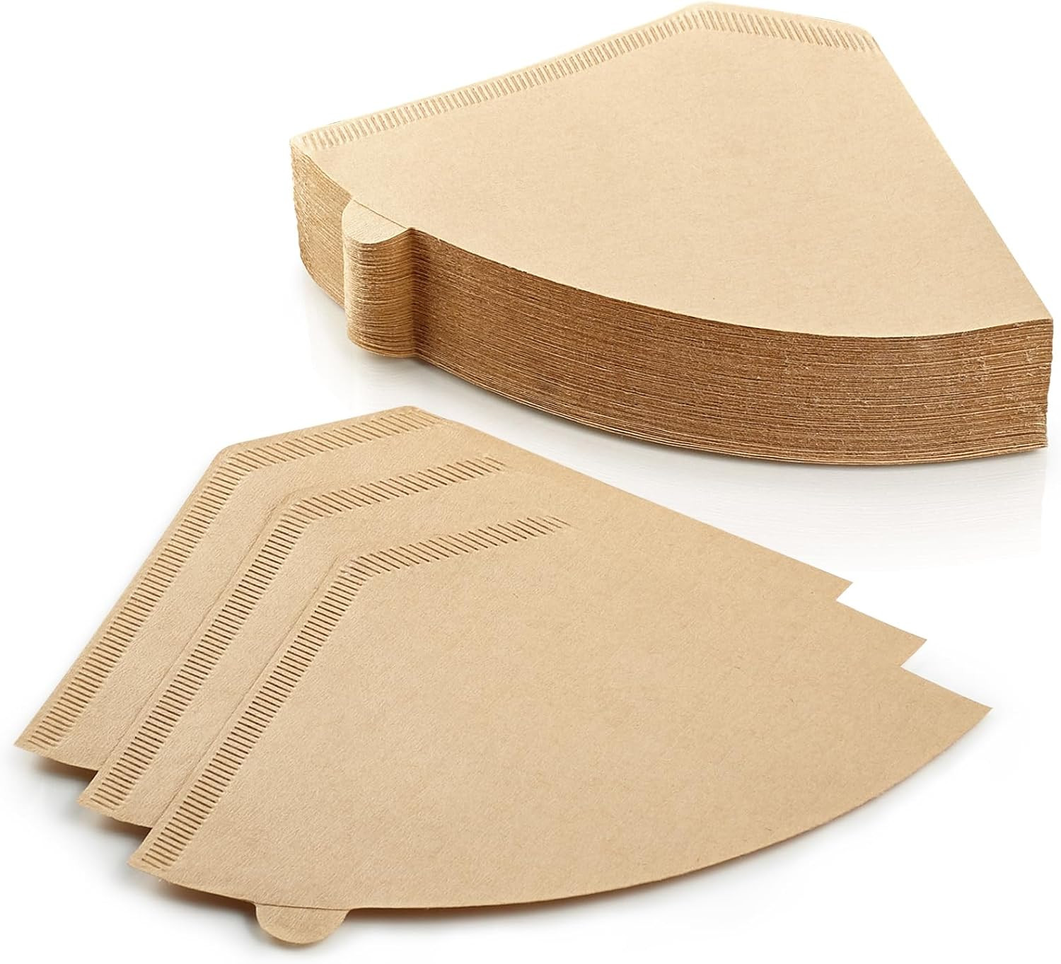100 Count #4 Unbleached Paper Coffee Filters for Cuisinart, Ninja, BLACK+DECKER