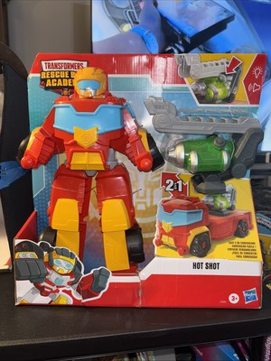 NEW Transformers Rescue Bots Academy Hot Shot - Playskool 14 Inch Toy NRFB