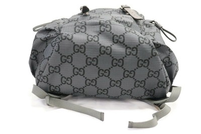 Gucci Ripstop Backpack Gg Fabric And #254833G16B GUCCI GG Supreme Ripstop Backpack - Black Monogram Polyester  main image 4