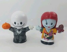 Fisher Price Little People Nightmare Before Christmas Jack Skellington & Sally