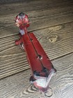 Vintage Auburn Rubber Red Toy Tractor with Driver 1950s Farm Toy — photo 9
