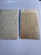 Wwi 1918 Camp Dodge Iowa Soldier Letters Dual Franked Postcards Des Moines Lot