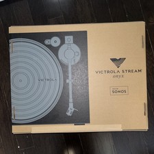 VICTROLA Stream Onyx Turntable Black - 33-1/3  45 RPM Record Player. New In Box