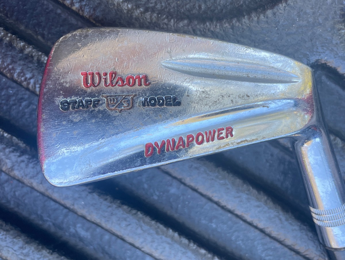 VINTAGE 1960's Wilson Staff Dyna Power Fluid Feel Red Dot 6 Iron