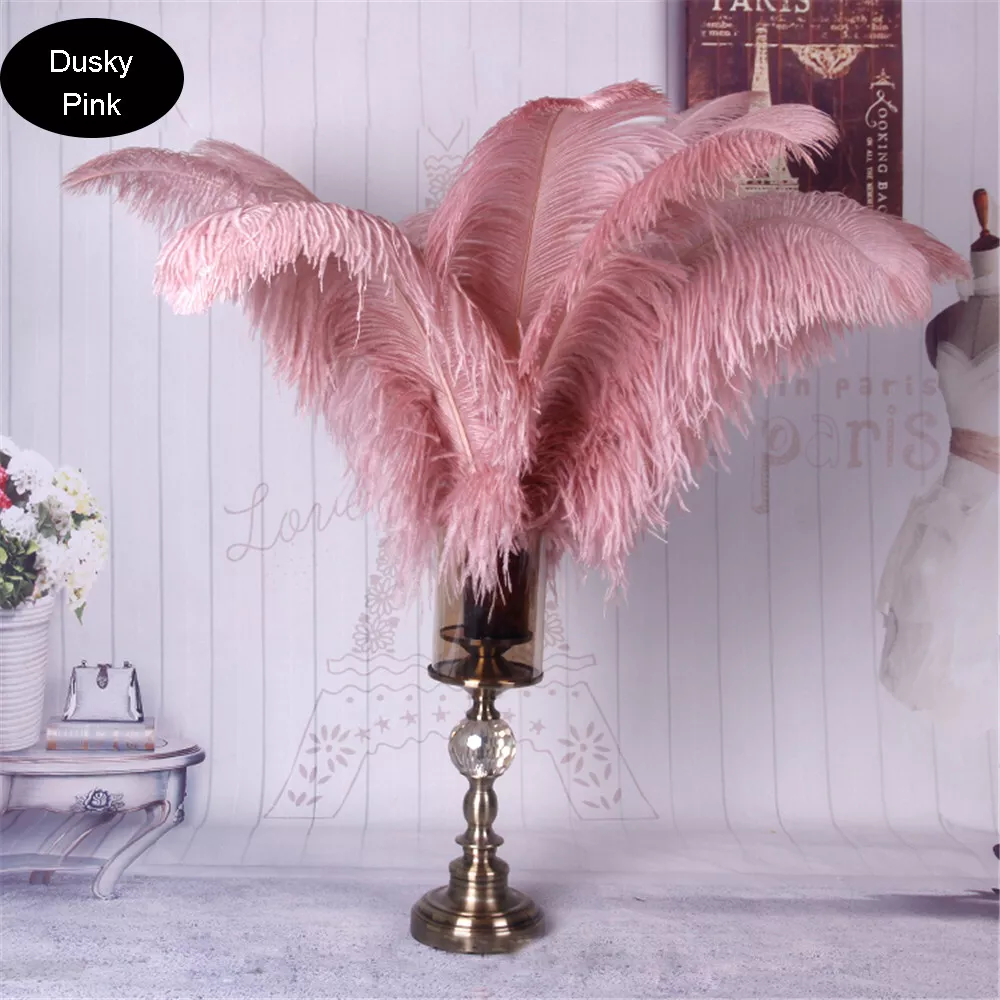 Long Quality Ostrich Feathers Wedding Costume Plume Decor Party Ornament  45-50cm