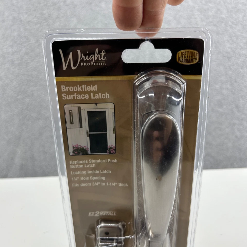 Cierre de superficie Wright Brookfield níquel satinado VBR225SN Foto 3 de 4