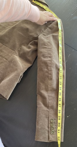 Womens Ann Taylor Loft Brown Velvet One Button Blazer Jacket Size 6 Lined - Picture 15 of 15