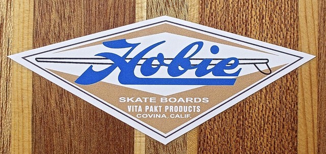 VINTAGE 60'S HOBIE COVINA SUPER SURFER SKATEBOARD STICKER NEW VINYL VINTAGE 60'S HOBIE COVINA SUPER SURFER SKATEBOARD STICKER NEW VINYL