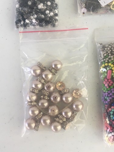 Lotto misto perline artigianali sfuse, parti ingrosso creazione gioielli - Foto 9 di 14