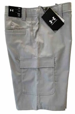 Under Armour Youth Boys Match Play Cargo Golf Shorts Gray S M XL 1370683 011