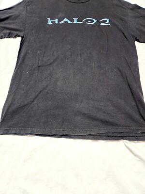 Vtg Halo 2 Video Game Promo Tee Y2K T-Shirt Bungie Xbox Men's Sz L