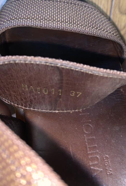 LOUIS VUITTON Sandals EU 37 Brown Used From Japan | eBay LOUIS VUITTON Sandals EU 37 Brown Used From Japan | eBay