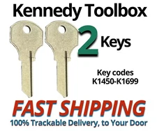 Kennedy ToolBox Tool box Keys Replacement Key Cut to Code K1450-K1699