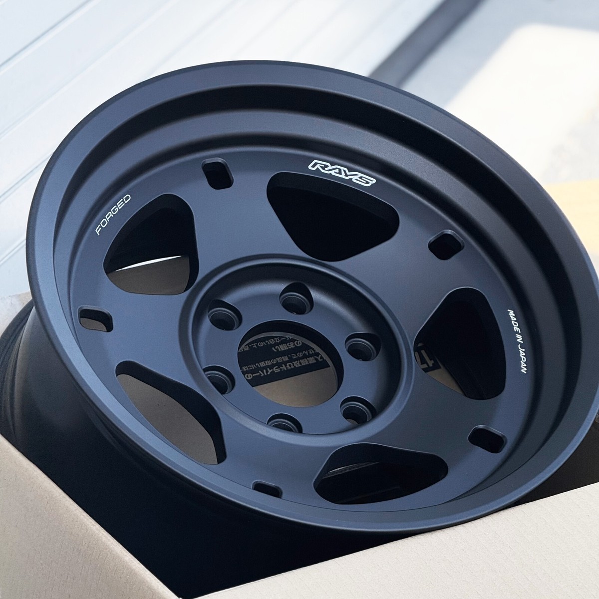 set of 4) Rays Offroad 05X 17x8.5 -10 6x135 Blast Black fits Ford