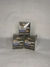 Nicotinamide Riboside 900mg Anti-Aging NAD+ Supplement Focus Memory, 3 PACK