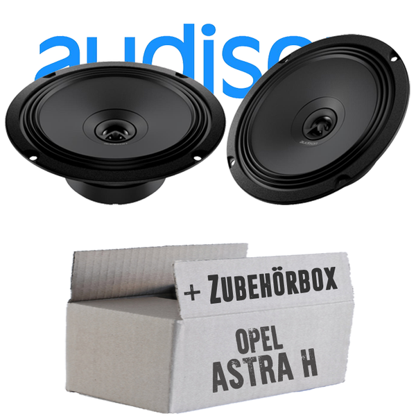 Audison Lautsprecher FüR Opel Astra H 16Cm 2-Wege Koax Boxen Einbauset TüR Vorne-image