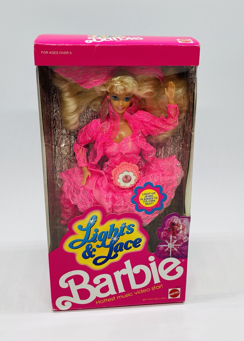 Barbie Lights & Lace Jouet Vintage 1990 Collectionneur NRFB Chine