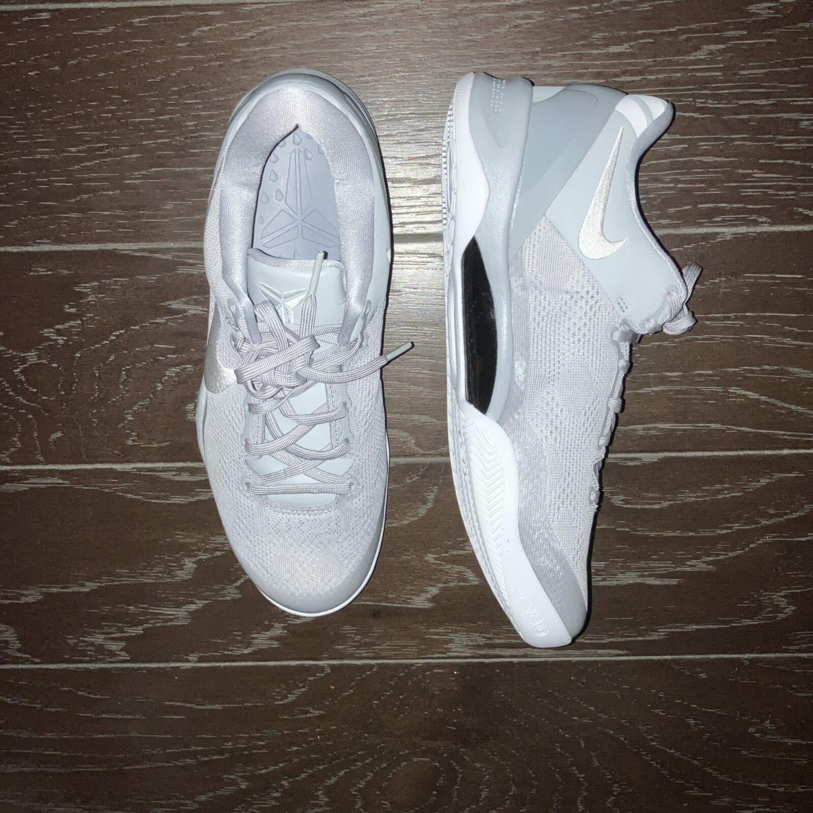 Nike Kobe 8 Protro Wolf Grey Basketball Shoes Size 8.5