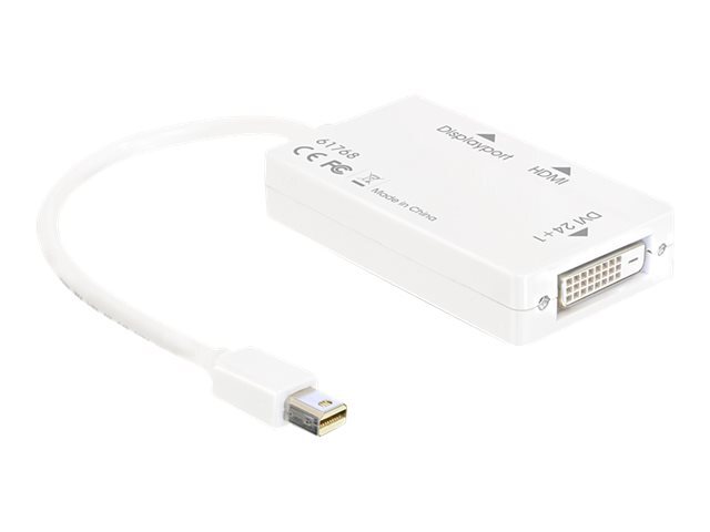 Delock 61768 0,24 m Mini DisplayPort DisplayPort + DVI + HDMI Maschio 61768