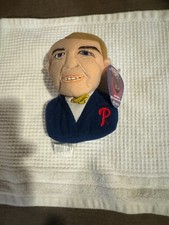 2000 HARRY KALAS 30th Anniversary Philadelphia Phillies Talking Bean Bag No Batt