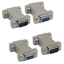 DB9 9 Pin to HD15 HDD15 15 Pin Molded CGA / VGA Male Female M/F Adapter RS232