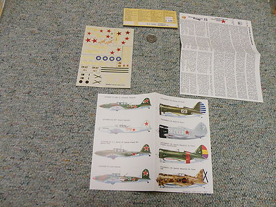 Esci  decals 1/72 Ilyushin IL-2 Polikarpov I-16 variants   M9