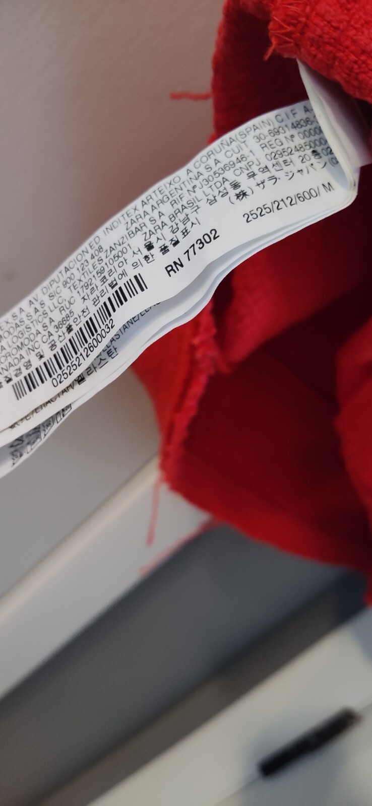 Zara Basic Red Boho Top Medium #Green3 - image 2