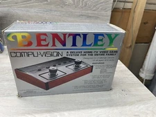 Bentley Compu Vision Console Game System Compu-vision Complete In Box Untested