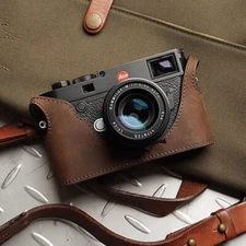 Real Leather Camera Bag Protect Case Cover Grip For Leica M10 M10-P M10P M-D