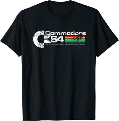 Vintage Commodore 64 Classic Tee T-Shirt M-3XL Made US